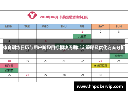 体育训练日历与用户阶段目标模块周期绑定策略及优化方案分析